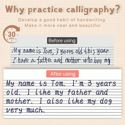 Kids' Writing Practice Book & 5 Pens